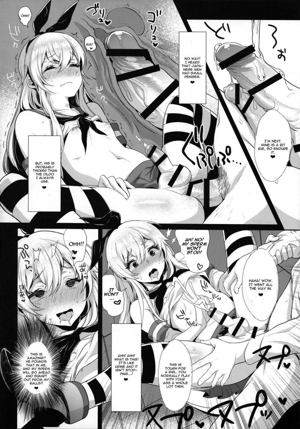 Hentai Manga Comic-Delivery! Cross cultural knitting exchange in Shimakaze-kuns Room ~toilet~-Read-21